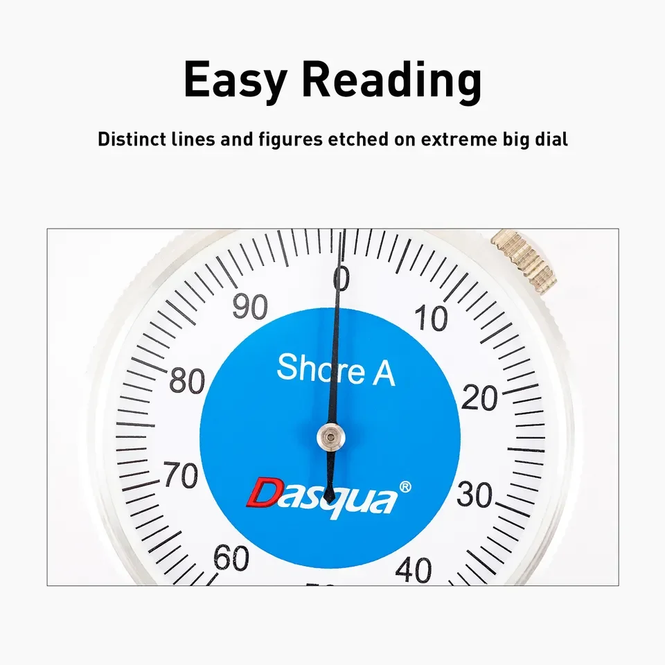 Dasqua портативный тестер Твердости Резины Shore A Durometer 0-100 га твердость кожи