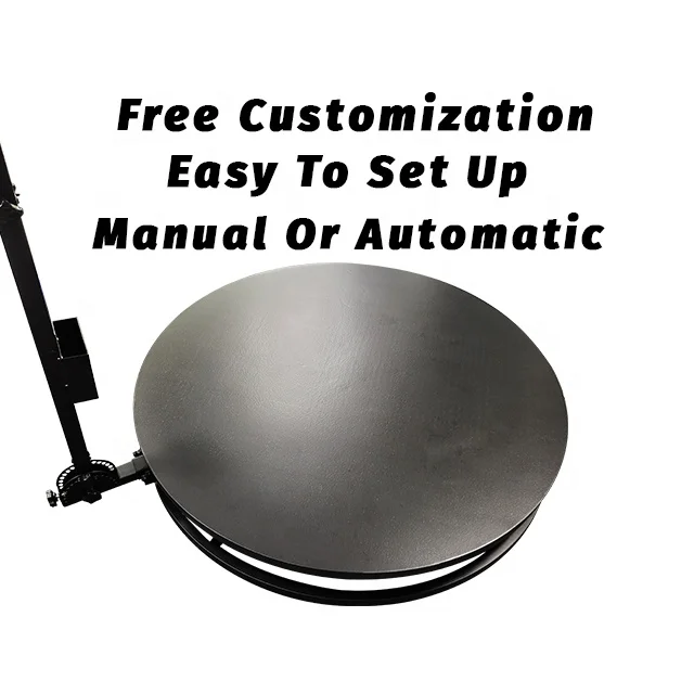 Automatic slow spinning portable camera video platform birthday office phone photo printer booth 360 photo booth video booth