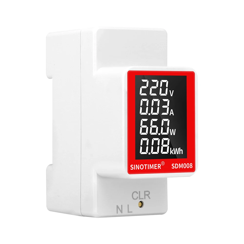 Hot sale 50-300V 100A LCD display Voltage, Current, Active Power, kWh indicator, kWh meter with backlight and reset funtion