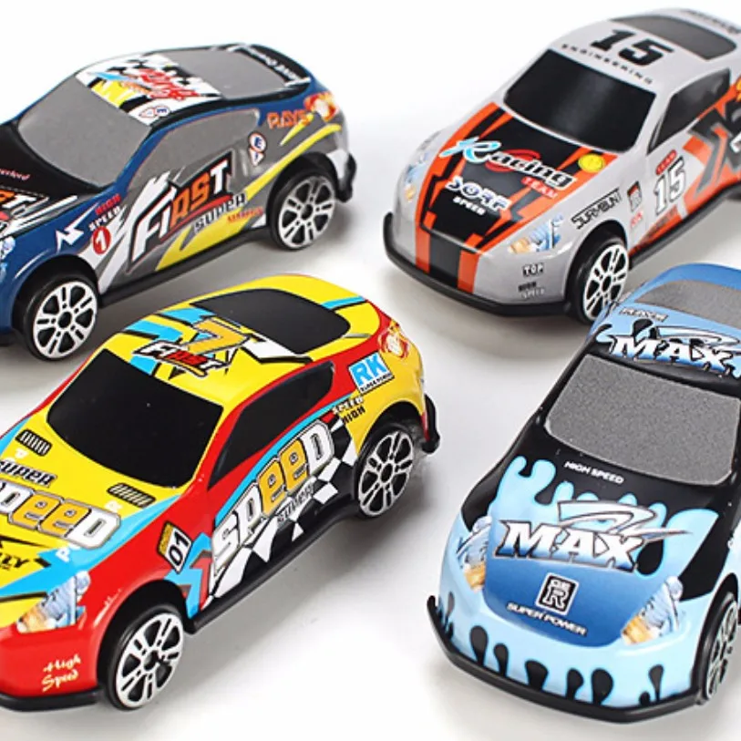
Hot sale 6PCS colorful mini sliding Car toy Mini Cars kids toys die cast aluminum diecast model car 