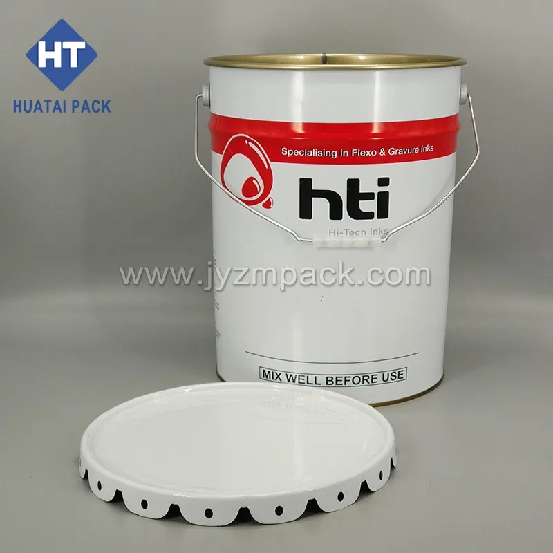 China Factory Customized 25L Chemical Supplies Tinplate Bucket/metal Drum