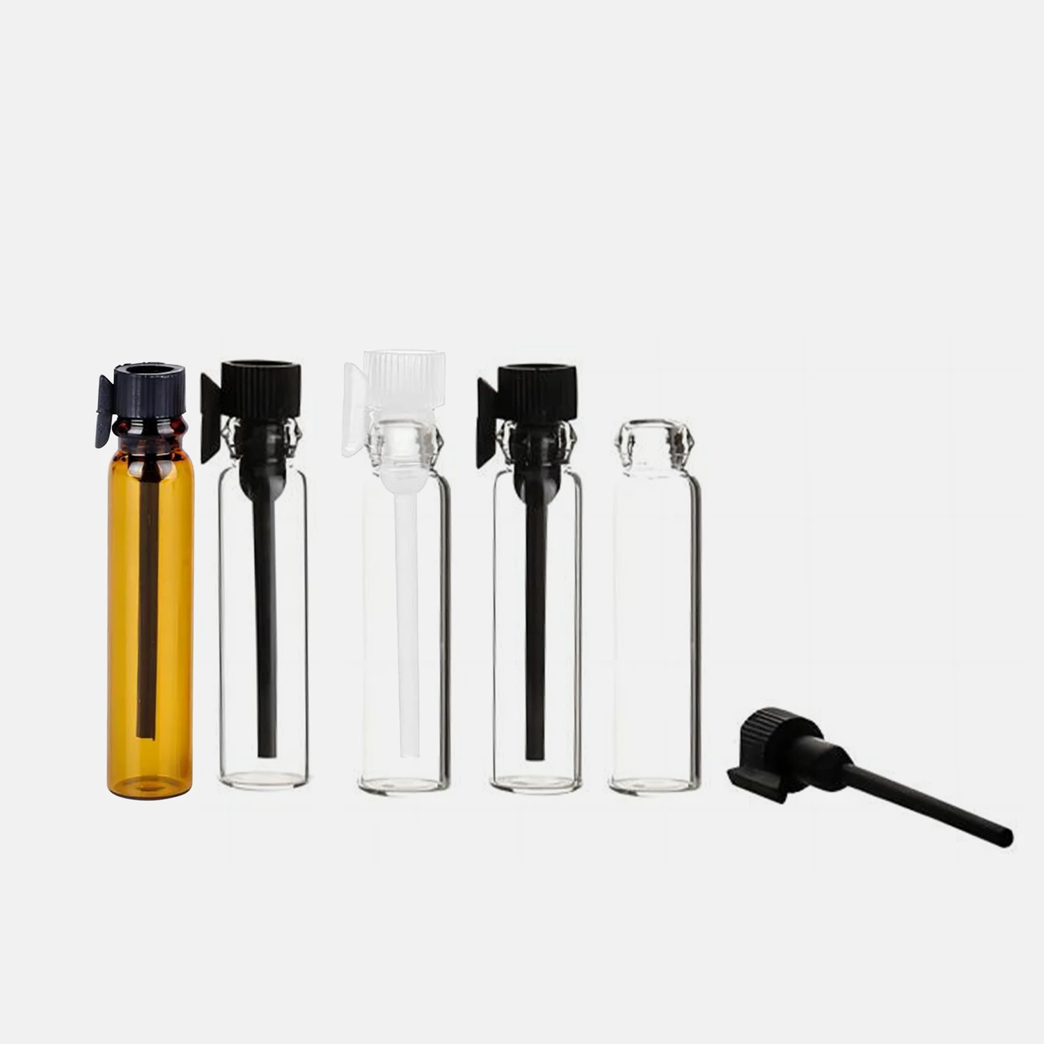 1ml 1.5ml 2ml 3ml 5ml small glass mini refillable perfume bottle perfume tester vial 0.5ml test tube perfume bottles