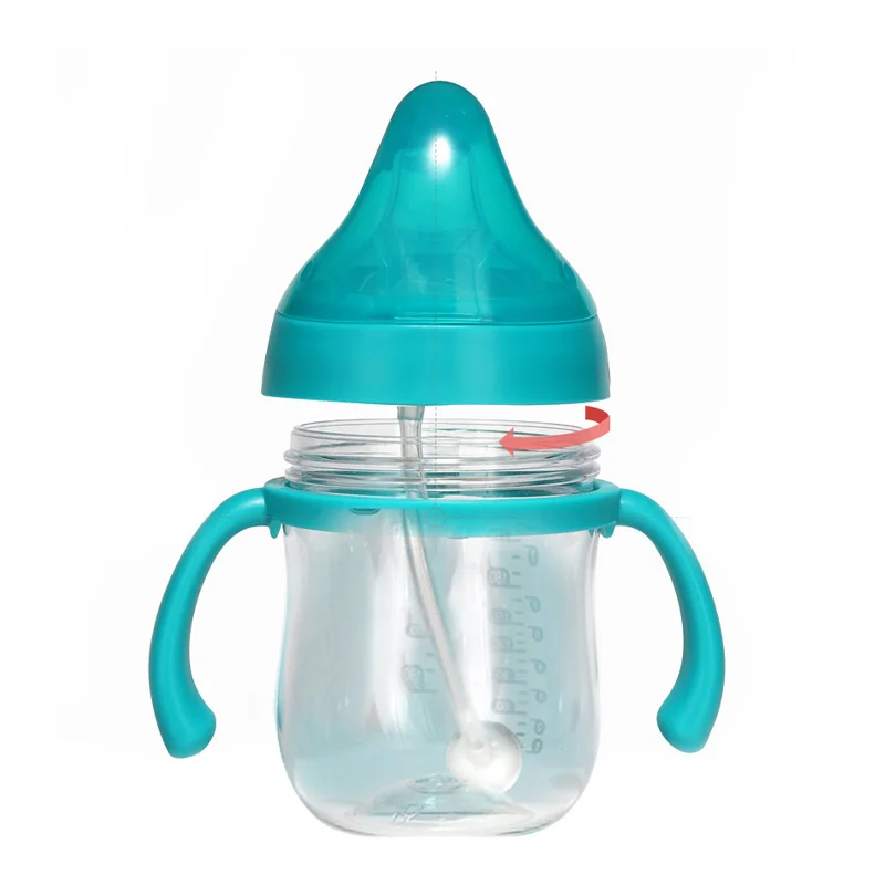 
Standard 320ml Babies Milk Bottle BPA Free PP Eco-Friendly Food Grade Custom Logo Silicone Nipple Infant PP Feeding Baby Bottles 