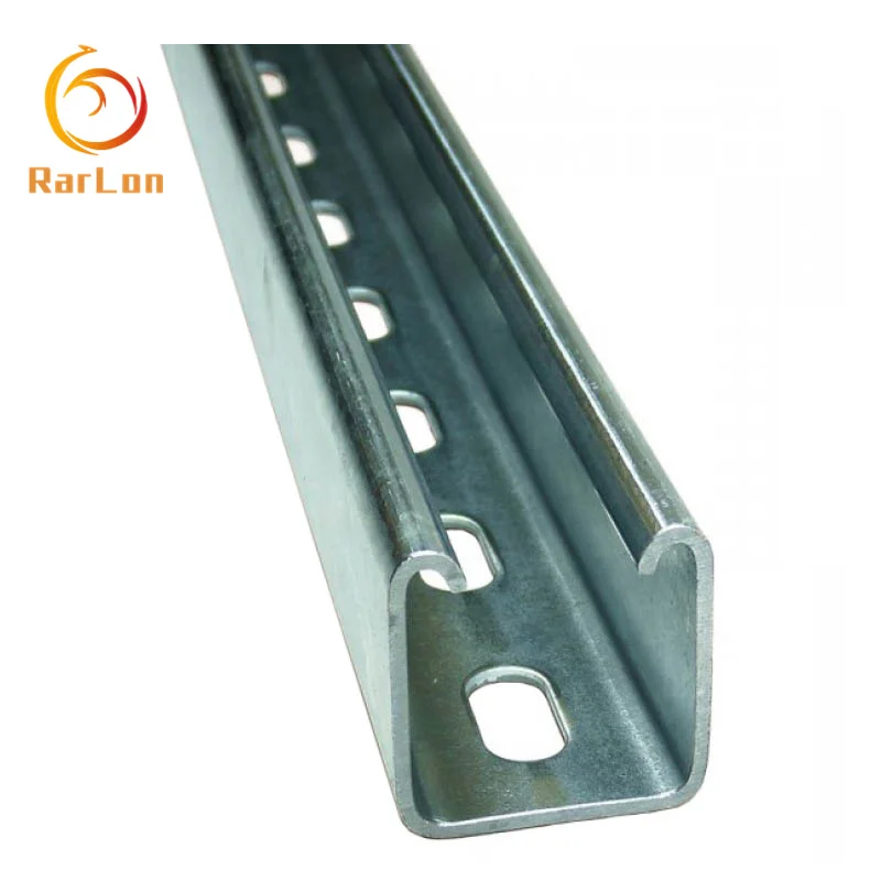 Factory Direct Supply Slotted Galvanized strut channel Steel Unistrut HDG Gi strut c channel steel