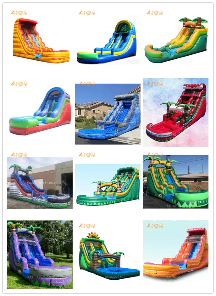 Portable large inflatable water slide adult water slide commercial used inflatable slide