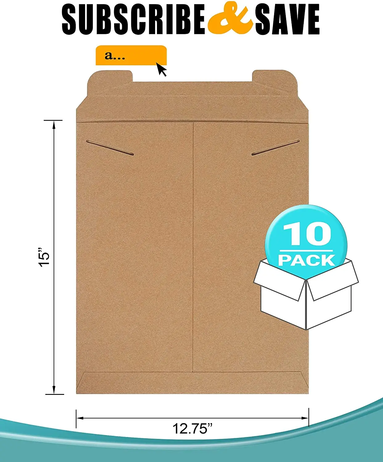 Kraft Chipboard envelopes Locking tab Closure Rigid Paperboard mailers No Bend documents Photos Diplomas Ideal for CD VD booklet