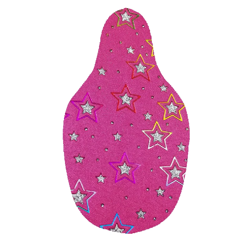 Bling star pink printed golf driver canvas blade mallet putter magnet closure golf headcover