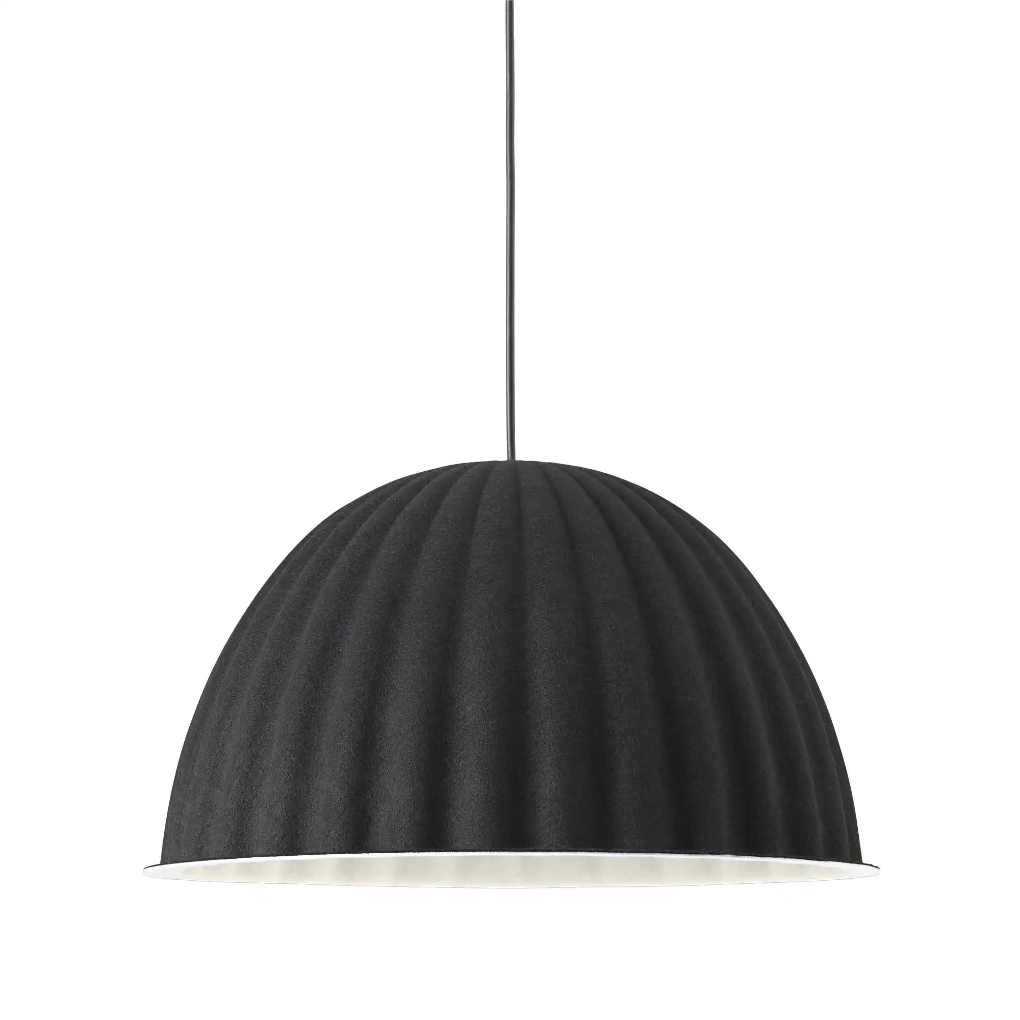 AC01048 acoustic felt pumpkin style circle hanging lamp indoor sound absorption pendant light