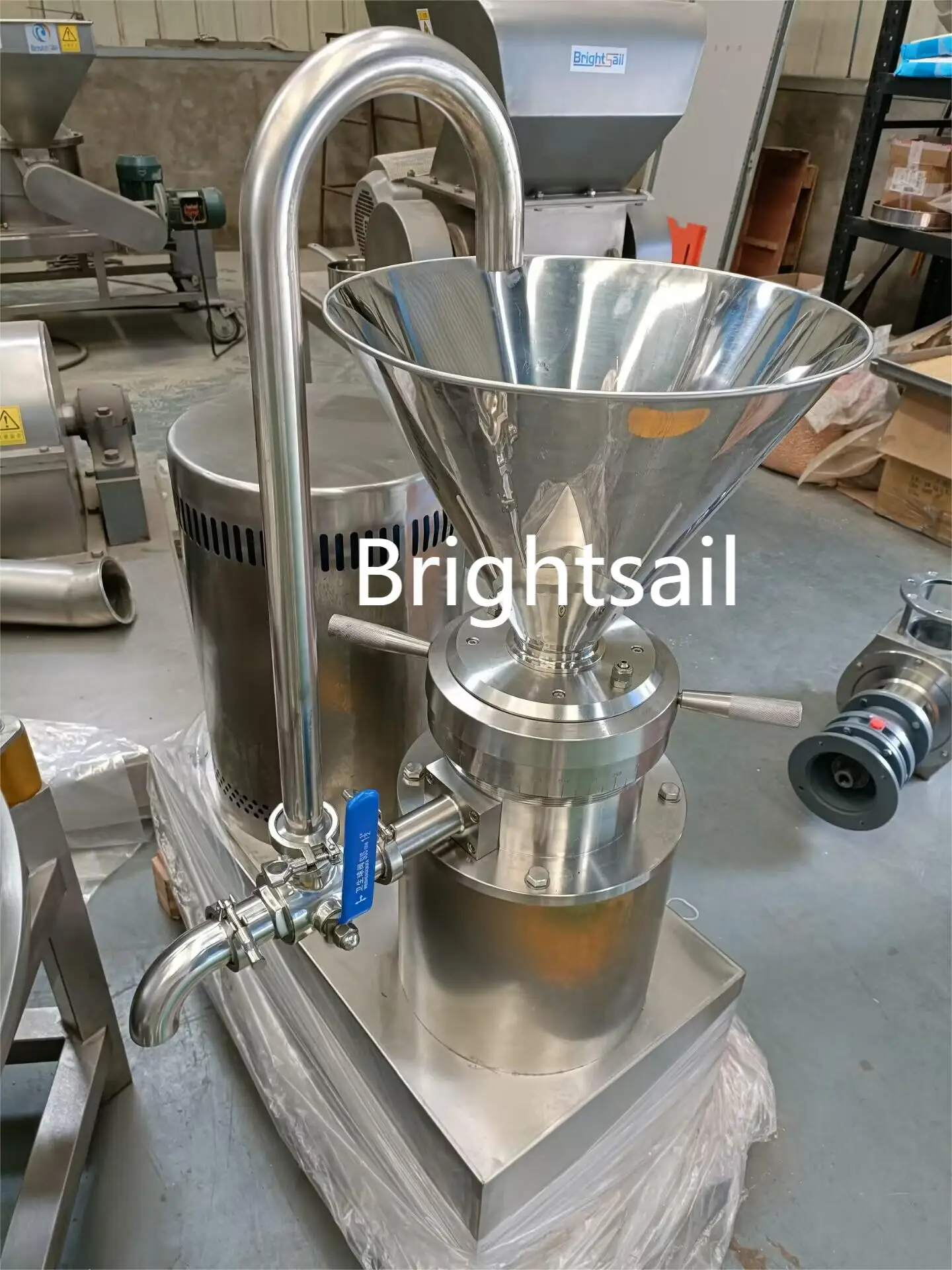 Brightsail Small Tabletop Food Strawberry Jam home Peanut Paste Nut Butter Sesame Price Tahini Making Machine Colloid Mill