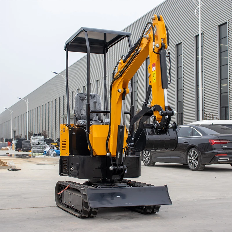 FREE SHIPPING China Cheap Small Digger Wholesale Micro Compact Mini Excavator 2 Ton 1ton Bagger Prices for Sale