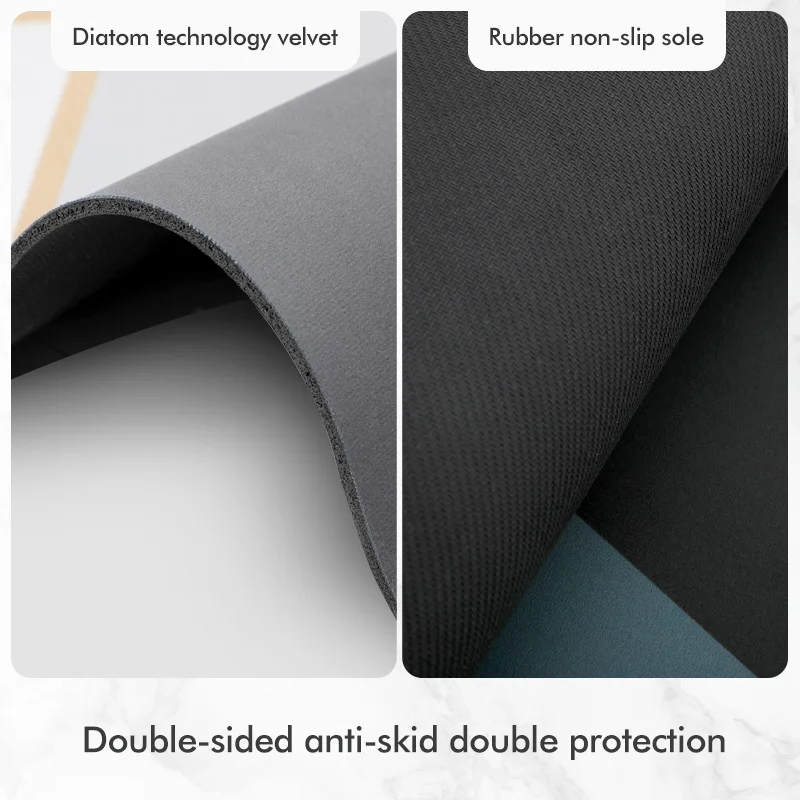 Factory Customized Stone Diatomite Bath Mat Non-slip Super Absorbent Quick Drying Bathroom Floor Mat