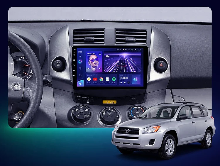 new product car DVD player android car audio power wire touch screen car radio for TOYOTA RAV4 2007