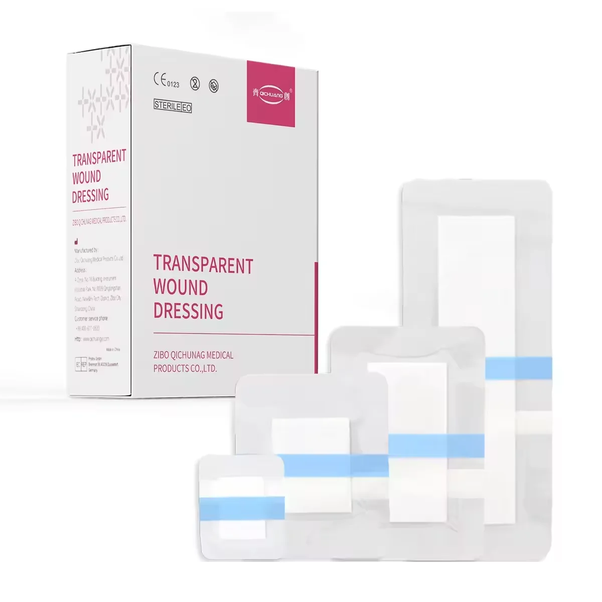 9*15cm Surgical Transparent Wound Dressing Bandage Medical PU Wound Dressing Island Pad