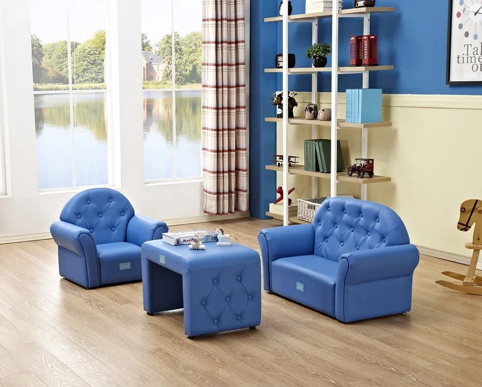 UV-8331 Kids Chesterfield Sofa Kids Room Baby Sofa 90X43X52 Small Children Sofa