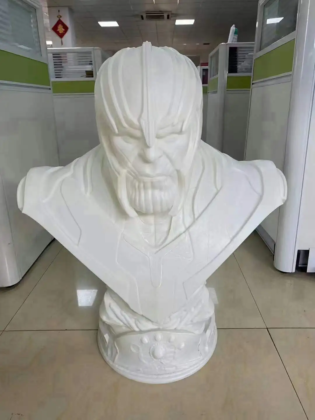 Custom Art Decoration Industrial 3d Printing Resin Large red Animal Figure Sculpture Model celebrity wax figure