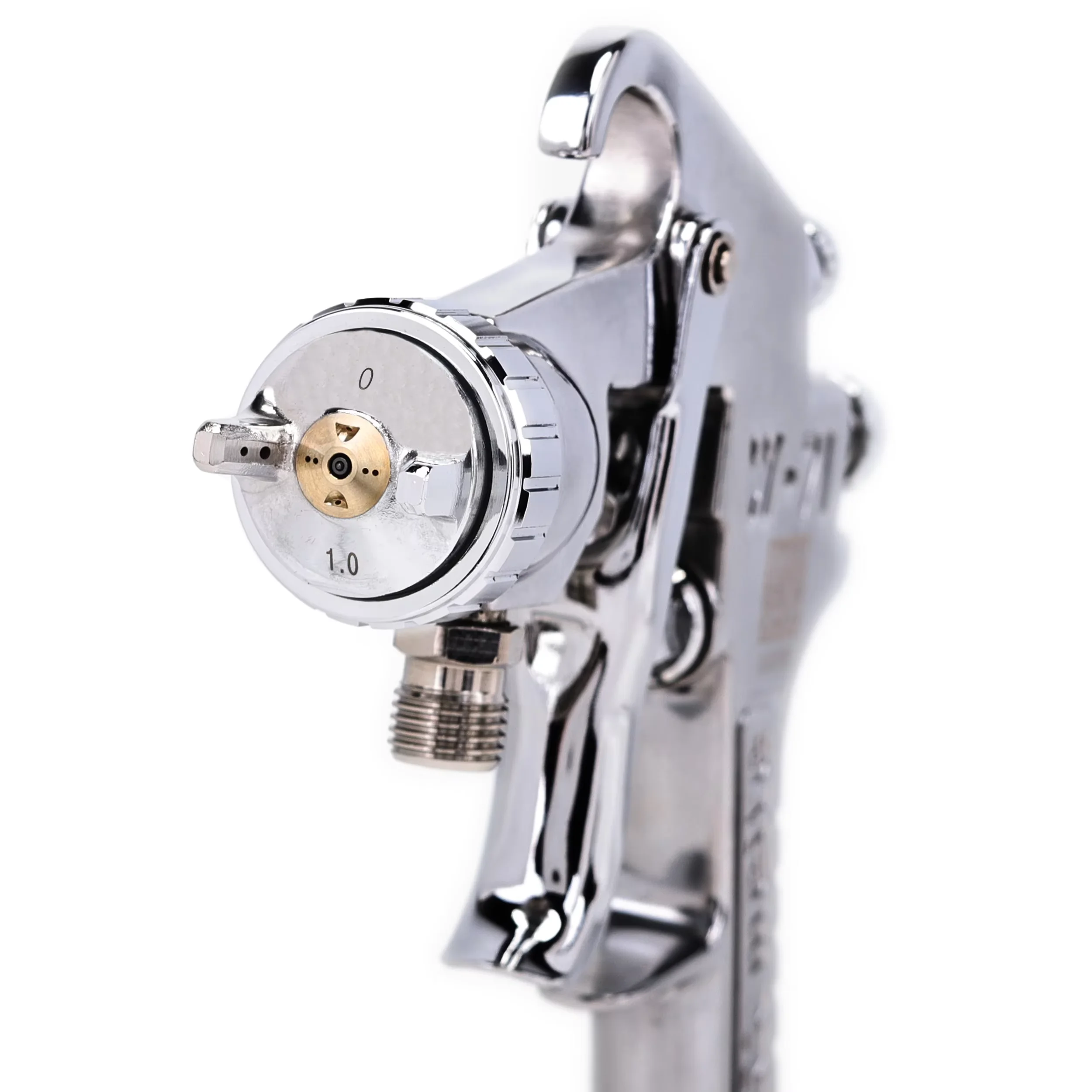 AKX Silver Aluminum High Atomization Spray Gun W71 W-71s Series Power Tools Spray Paint Guns