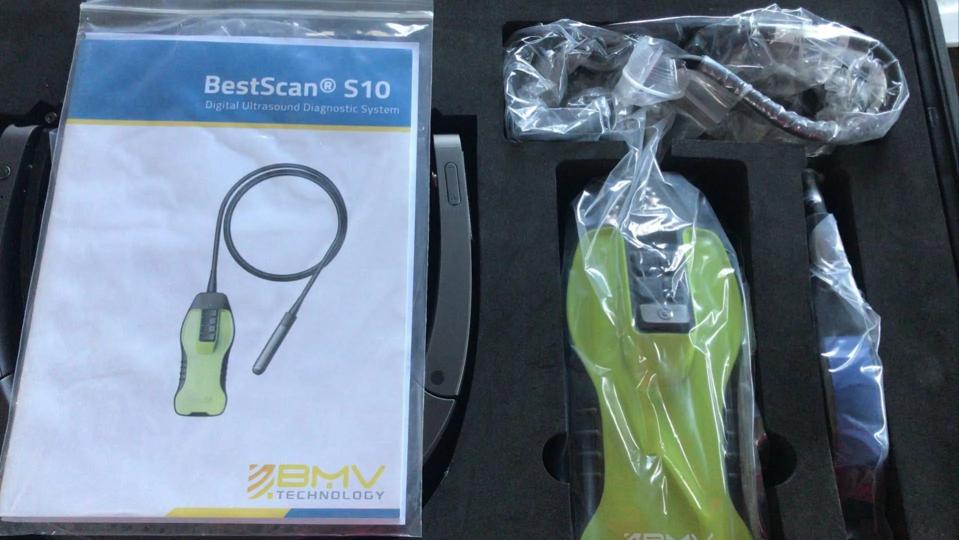 S10 водонепроницаемый ветеринарный беспроводной цветной допплер для крупного рогатого скота ультразвуковой сканер easi bovino equino ecografo bmv s10