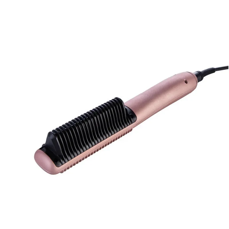 Electric LED Display Fast Hair Straightener Brush Hair Brush Professional
