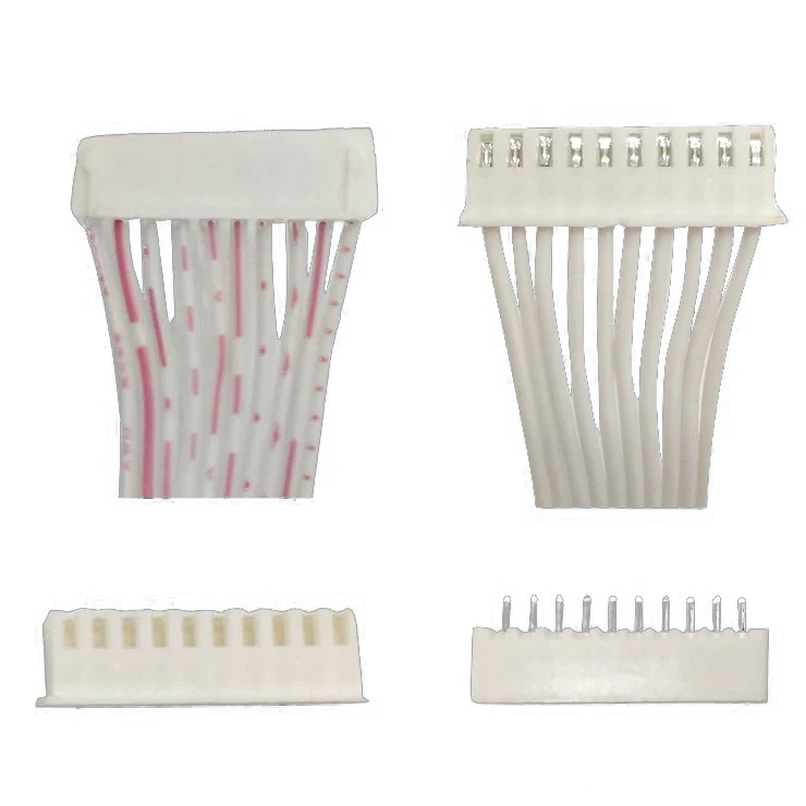 Заводской заказ красный и белый 2,3,4,5,6,7,8,10,12,20 ~ 40 pin 2468 awm 22awg 24awg 26awg плоский кабель ul2468 ленточный кабель