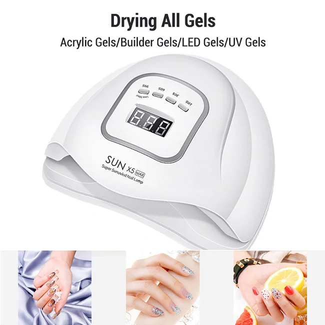 Salon Equipment Table Nail Gel Polish Curing Rechargeable Nail Dryer SUN UV LED Nail Lamp