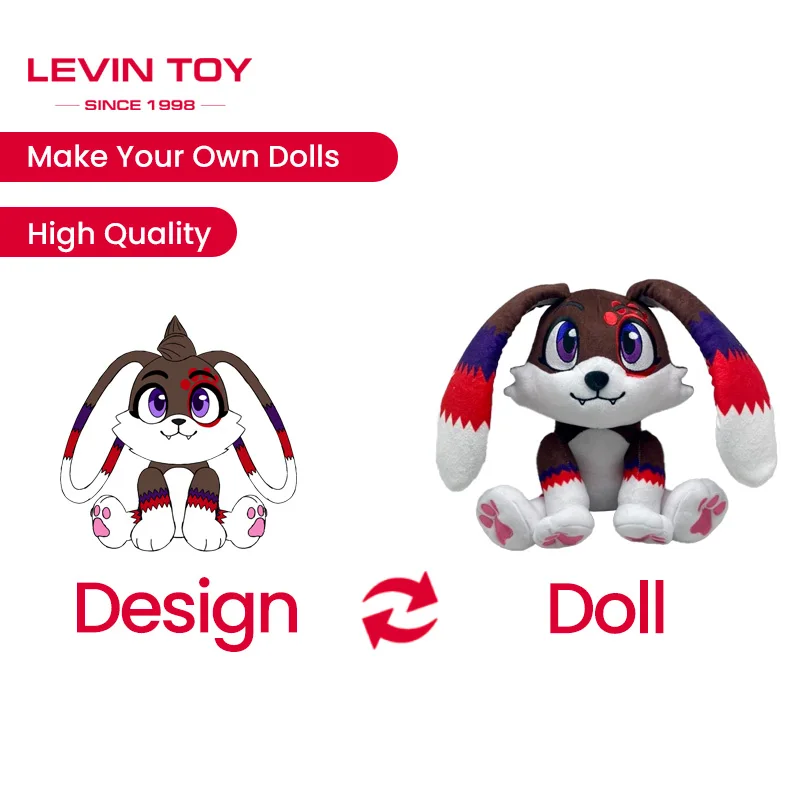 OEM Custom Stuffed Animals Toys Mascot  Cartoon Rabbit Custom Plushie Cute kid Soft Popular Custom Plush Toy Manufacturer