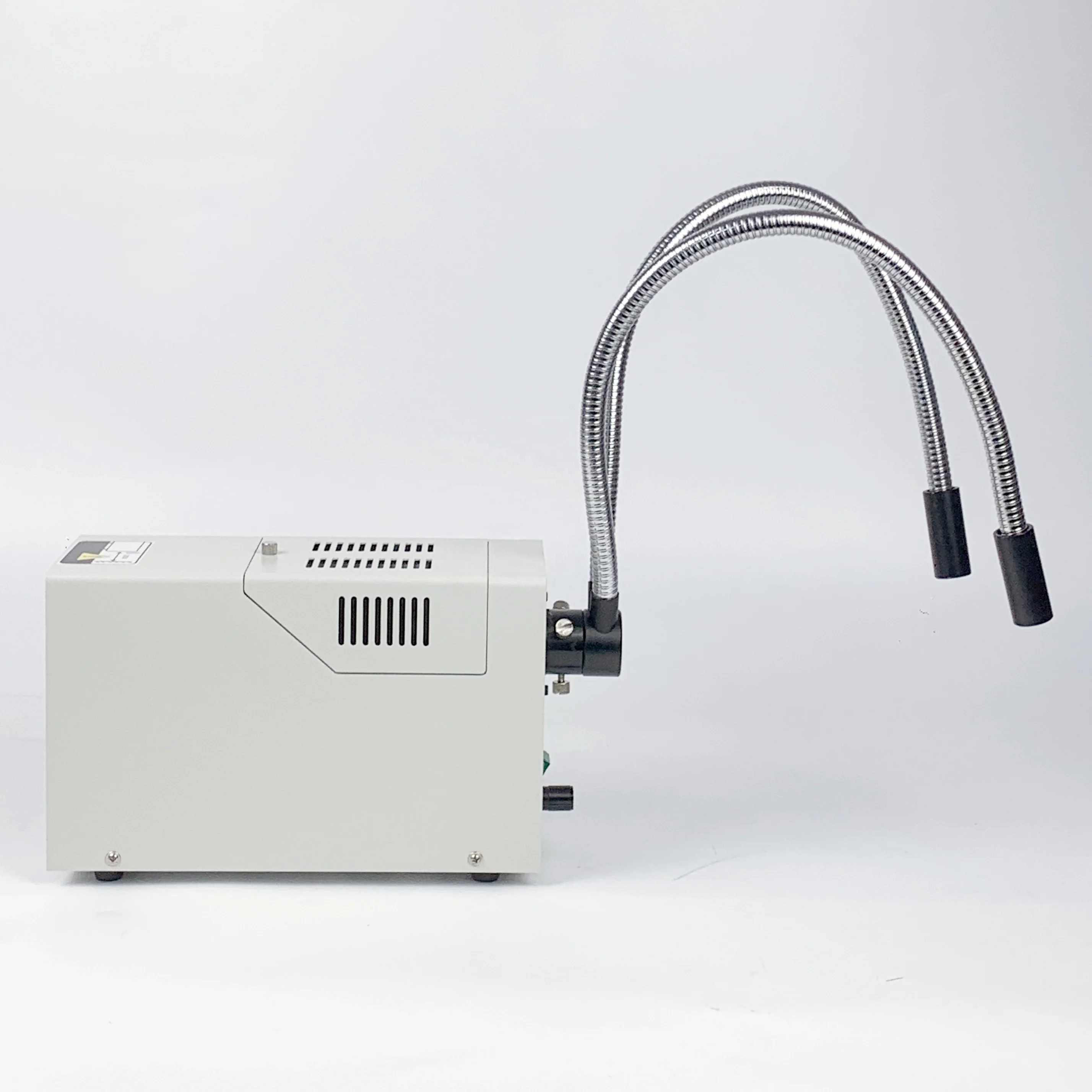 Hot Sale High Quality OFH-150 150W Halogen Cold Fiber Dual Gooseneck Microscope Illuminator