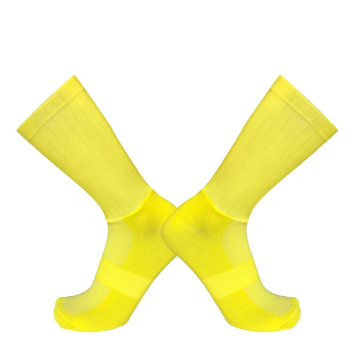 Custom Logo Sports Knitted Socks Men Cycling Compression Athletic Soft Socks