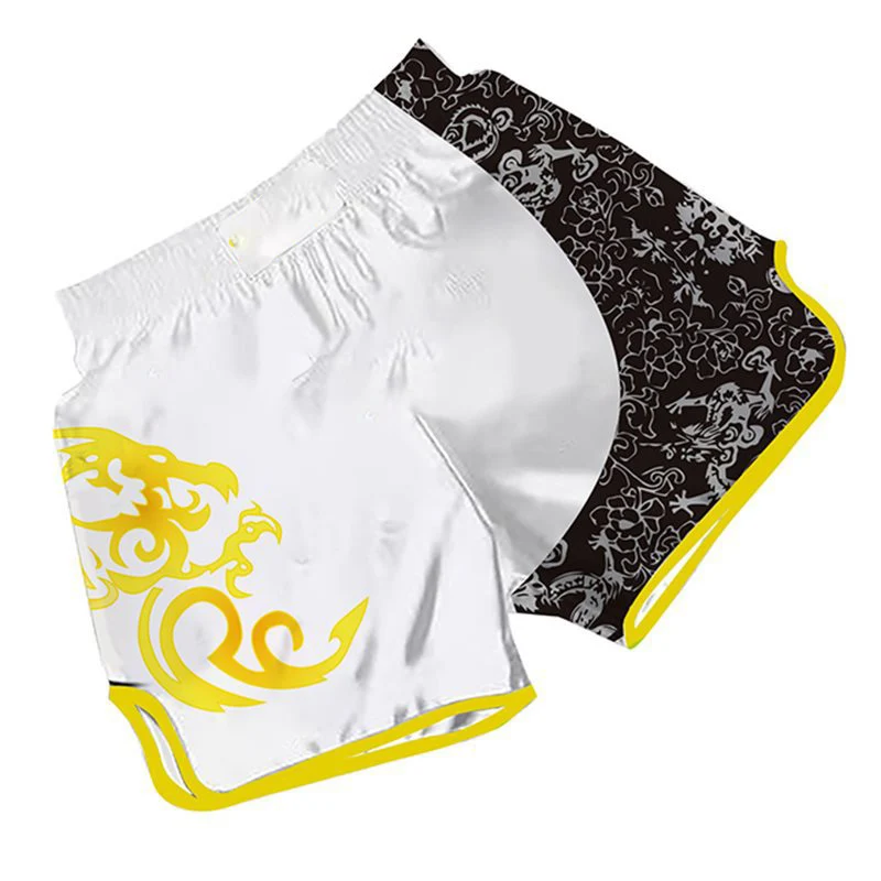 Customized Martial Arts Wear MMA BJJ Fight Club FTG Quick Dry Plus Size Outdoor Sports Jogging Run Gym Boxing Pants Boxer Shorts