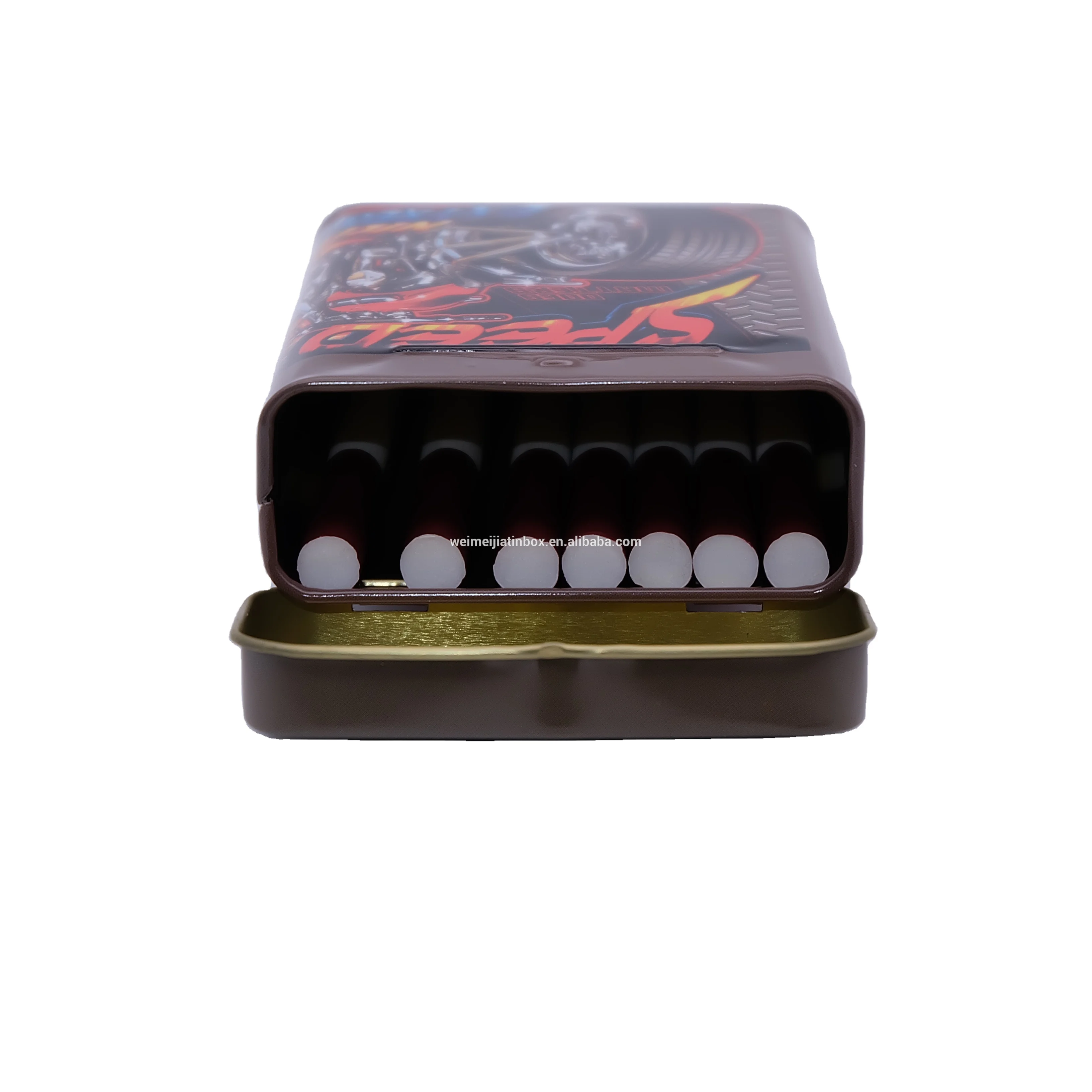 * wholesale custom colored sigare sigar cigarette tabaco cigarette kotak kaleng rokok easy carried cajas tin box