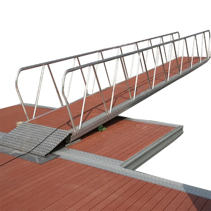 New Design Aluminium Floating Approach bridge with gangway and deck outdoor floating deck