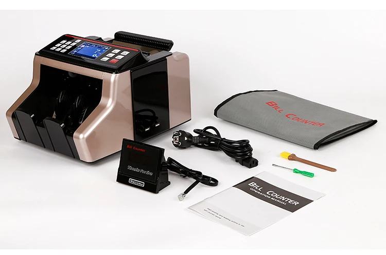 FJ2830 TFT high quality value counting bill counter portable money counting machine