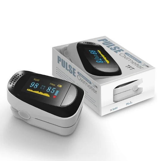 
oximeter Factory direct sales have passed CE certification A2 TFT high-definition display finger clip pulse oximeter 