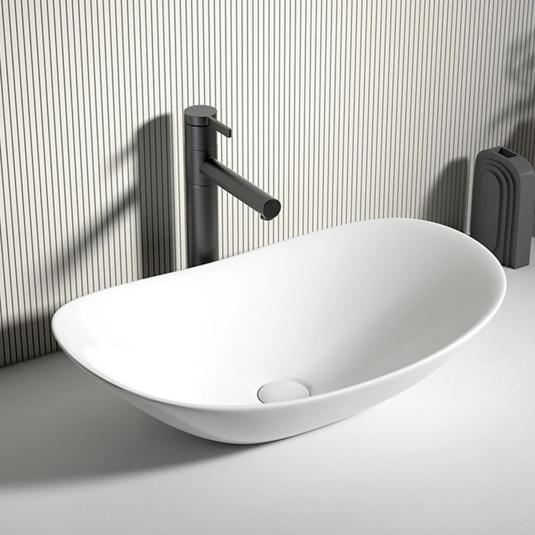 new arrival Italian art basin porcelain designer wash basin minimalist washroom sink