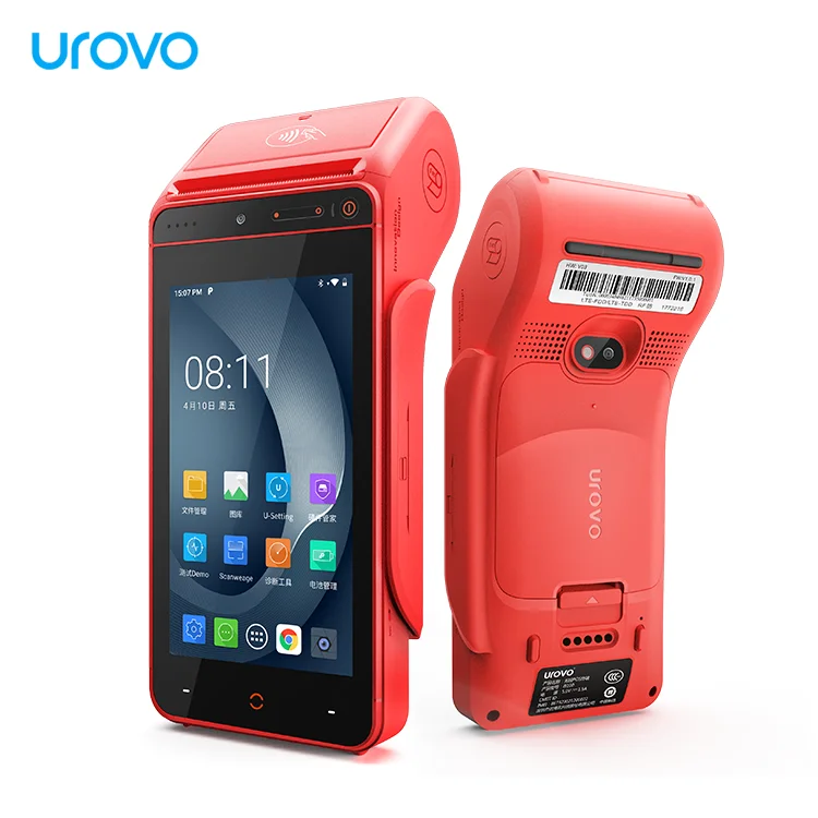 Portable 4G NFC Android POS Payment Terminal Mobile Smart Machine Urovo i9100 Best Seller Mini Scanning Terminal