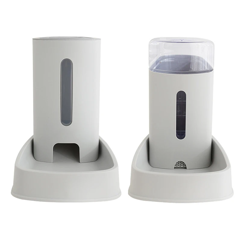 New Style Pet Dog Puppy Cat Auto Feeder Bowl Food Container 3.8l  Drinking Machine