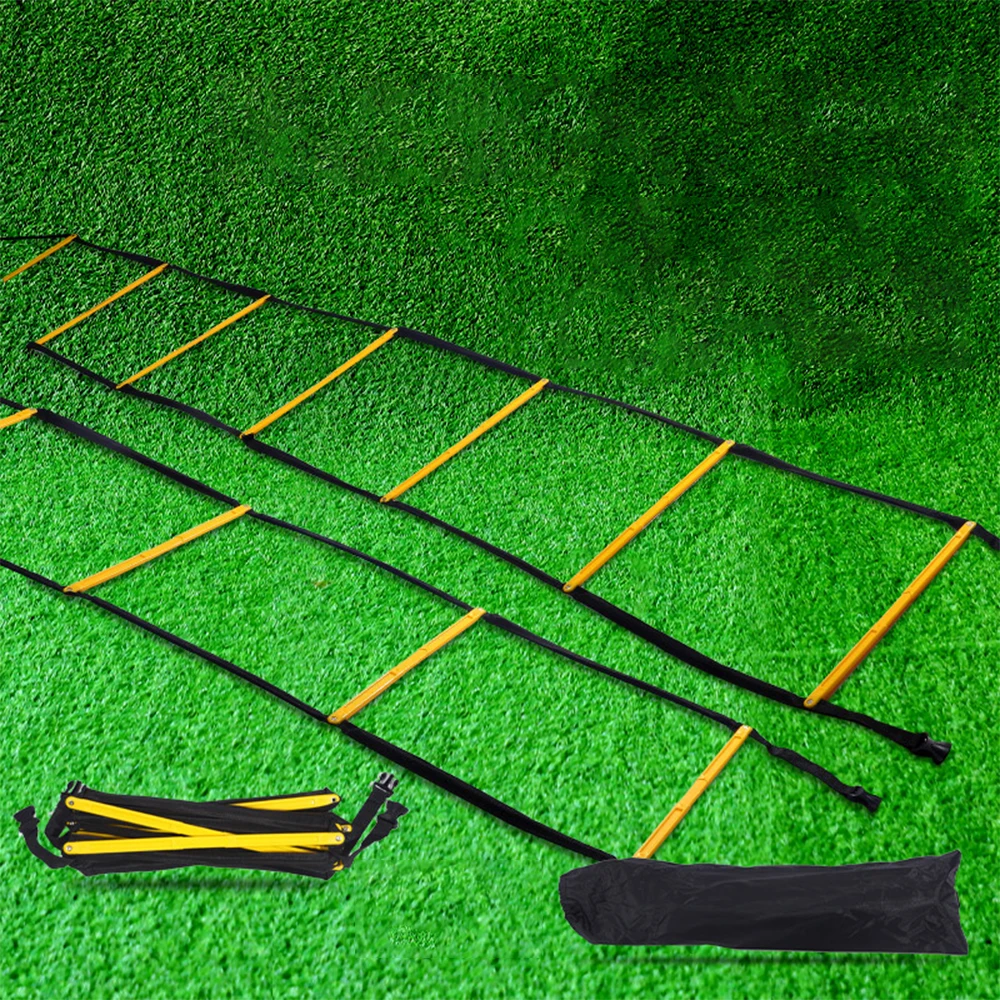 Wholesale Cheapest Speed & Agility Training Set With Tpe Ladder Resistance Parachute 12 Disc Cones 4 Steel Stakes