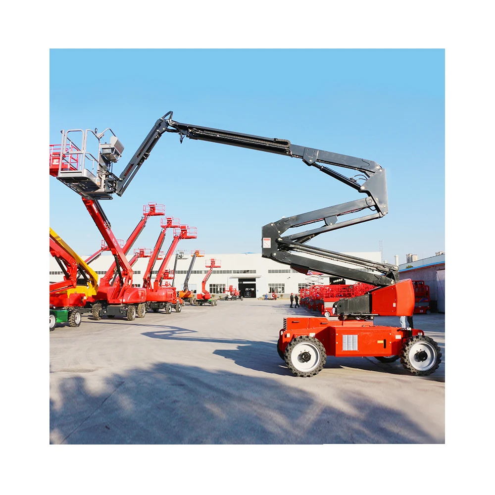 24M Customized Aerial Platform Towable Articulated Boom Lift