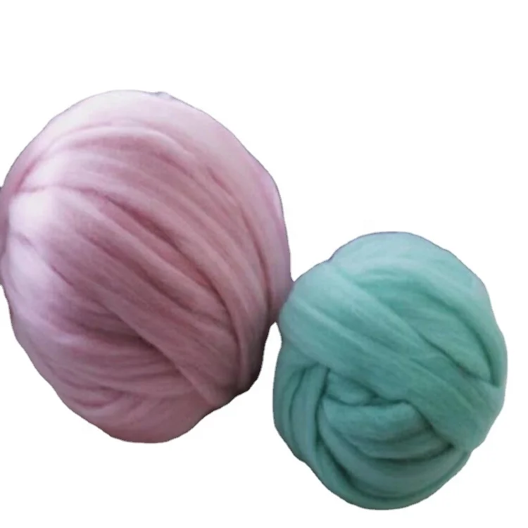 Горячая Распродажа 100% мериносовая шерсть супер мягкая толстая супер крупная мериносовая шерсть огромная пряжа