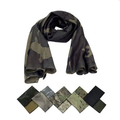 Wholesale Arab  head scarf for men Cotton Desert Wraps Lightweight Tactical Multi-functional Wind Scarves