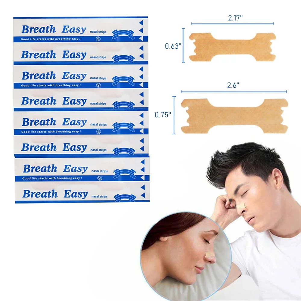 Breath Easy Anti-snoring Patch Nasal Strips Good Sleeping Stop Snoring Nose Patches For Adults Children Antisnore Stickers