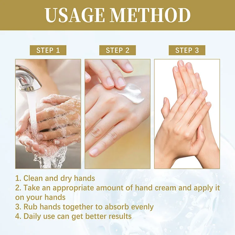 Wholesale 250g Natural Hand Care Lotion Anti-Drying Moisturizing Deep Hydrating Chamomile Cherry Blossom Peach Hand Cream