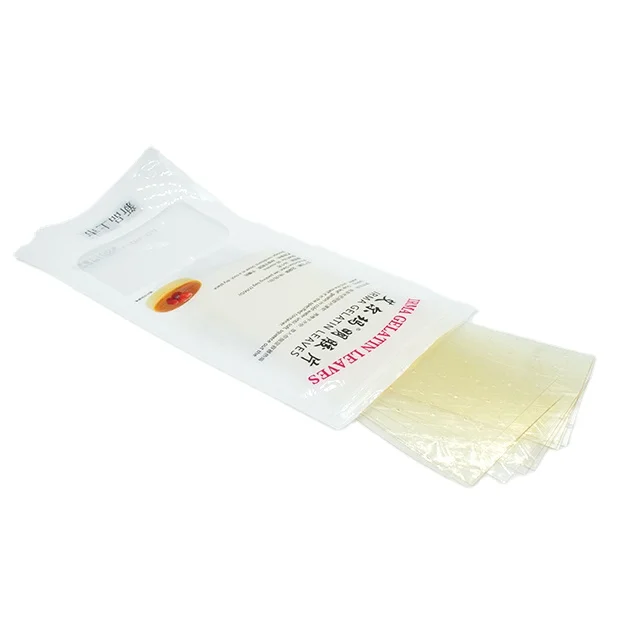 
Chinese spot China manufacturer high-quality ODM&OEM 5g/leaf/sheet gelatin sheets 