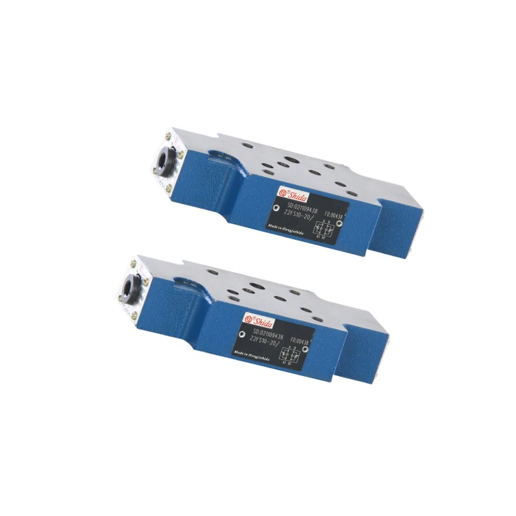 Hydraulic modular flow control valve Z2FS10 type stacked throttle check valve