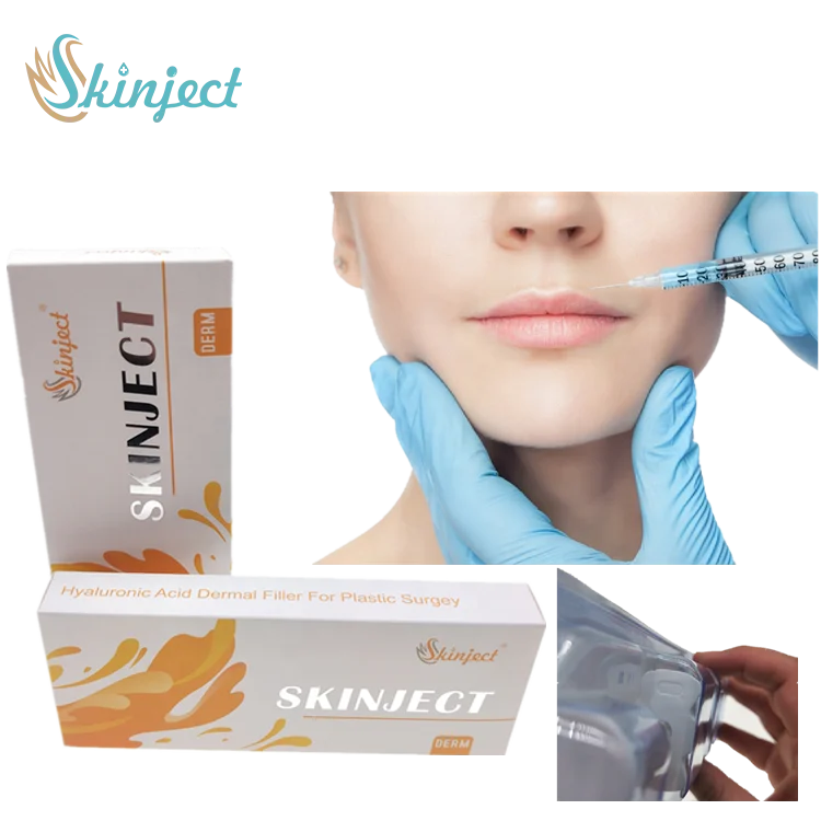 
Hyaluronic Acid 2ml Facial Dermal Filler Cross Linked Sodium Hyaluronate Price 