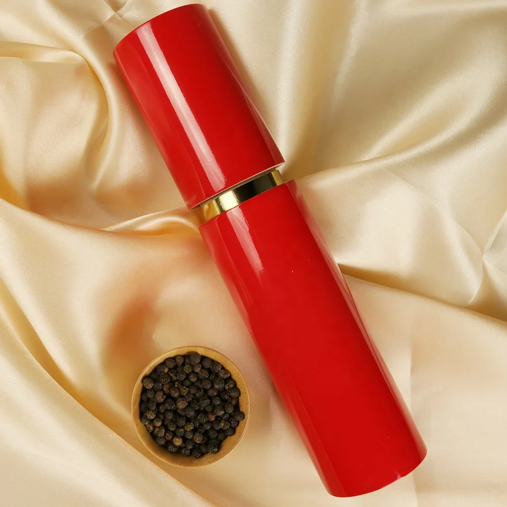 High-grade down ajustable wooden manual spice pepper grinder mill