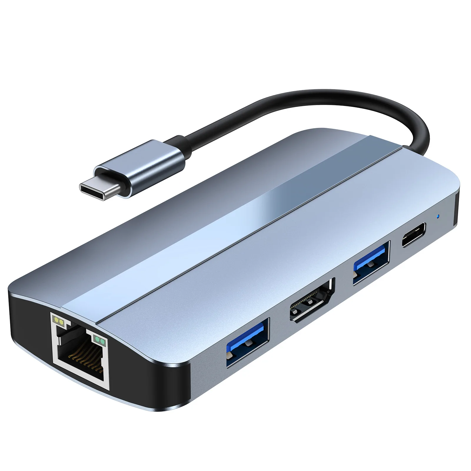 Cross-border factory direct sales nine-in-one docking station type c usb vga h dmi network card multi-function extender