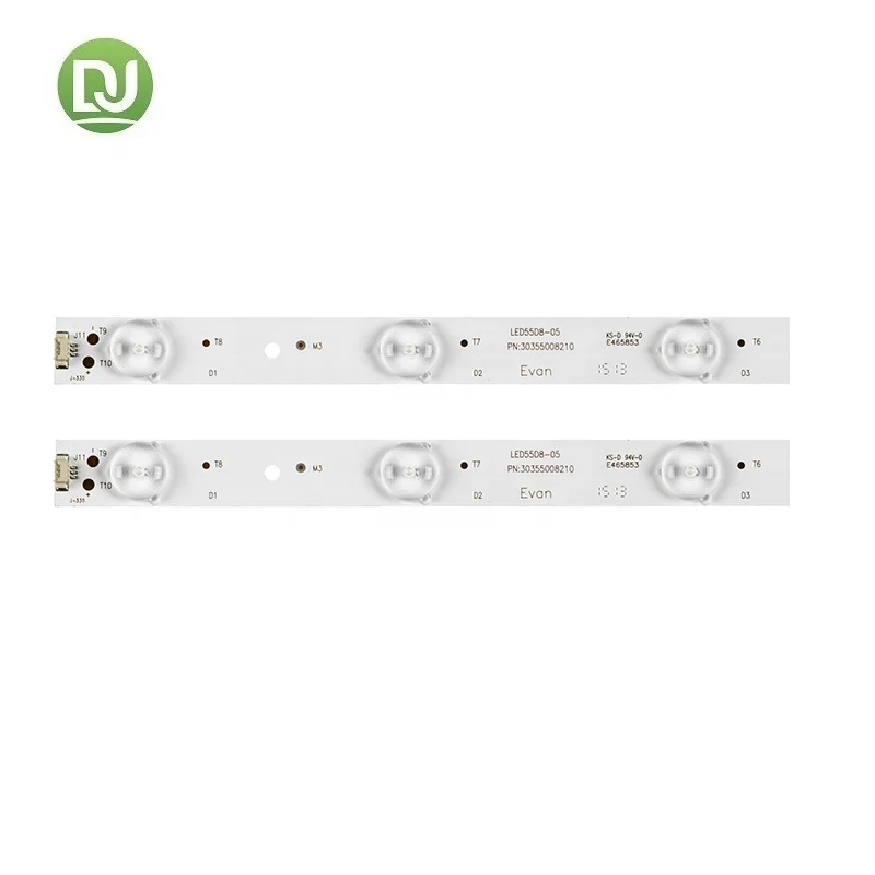 Factory direct Heier 55 TV backlight LED strip 8lamps 555mm LE55F3000W LE55A910 LE55M35S LED55D8-ZC14-05 for TV replacement