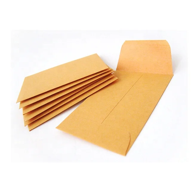 
Custom Design Recycled Office Stationery Packaging Brown Kraft Paper Envelope 