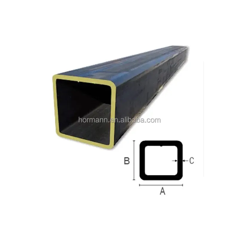 Spot Q345e Square Rectangular Tube Q345b Square Tube Rectangular Tube 16mn Hollow Square Steel On Demand