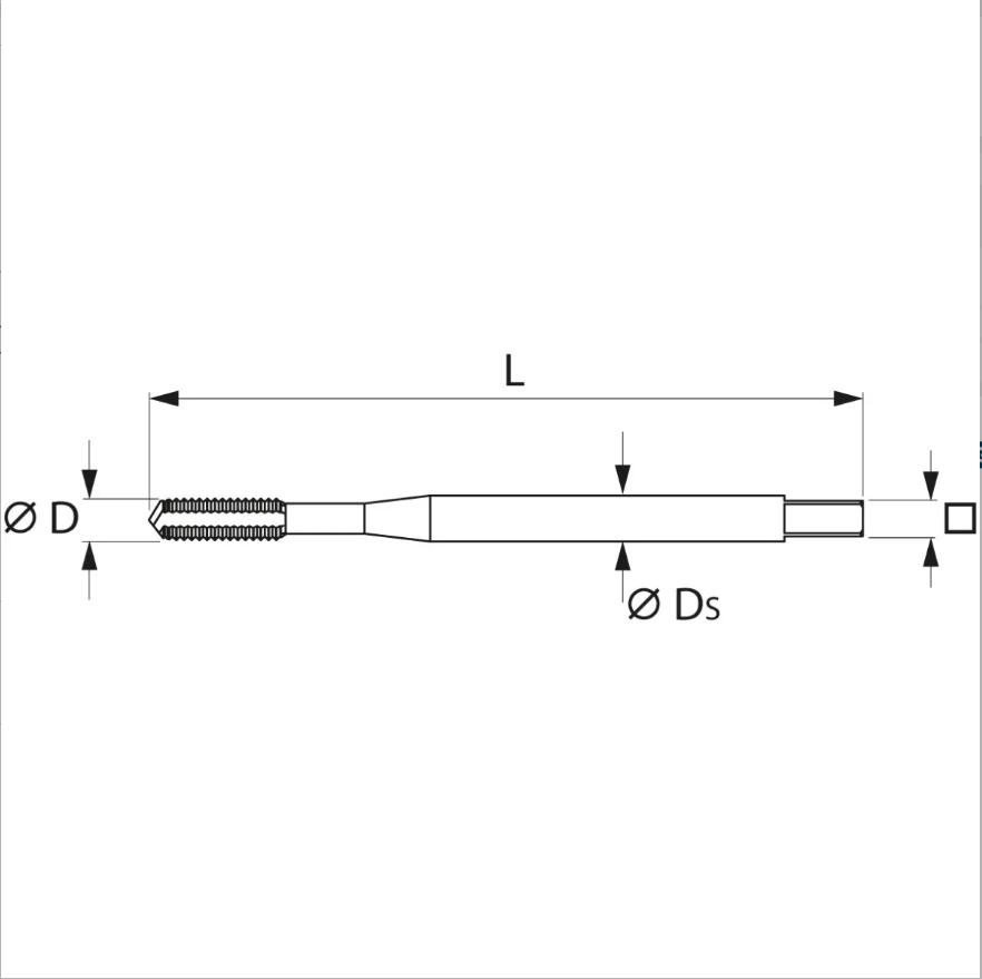 Machine tap DIN 371 B